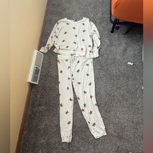 Gingerbread pajama set!